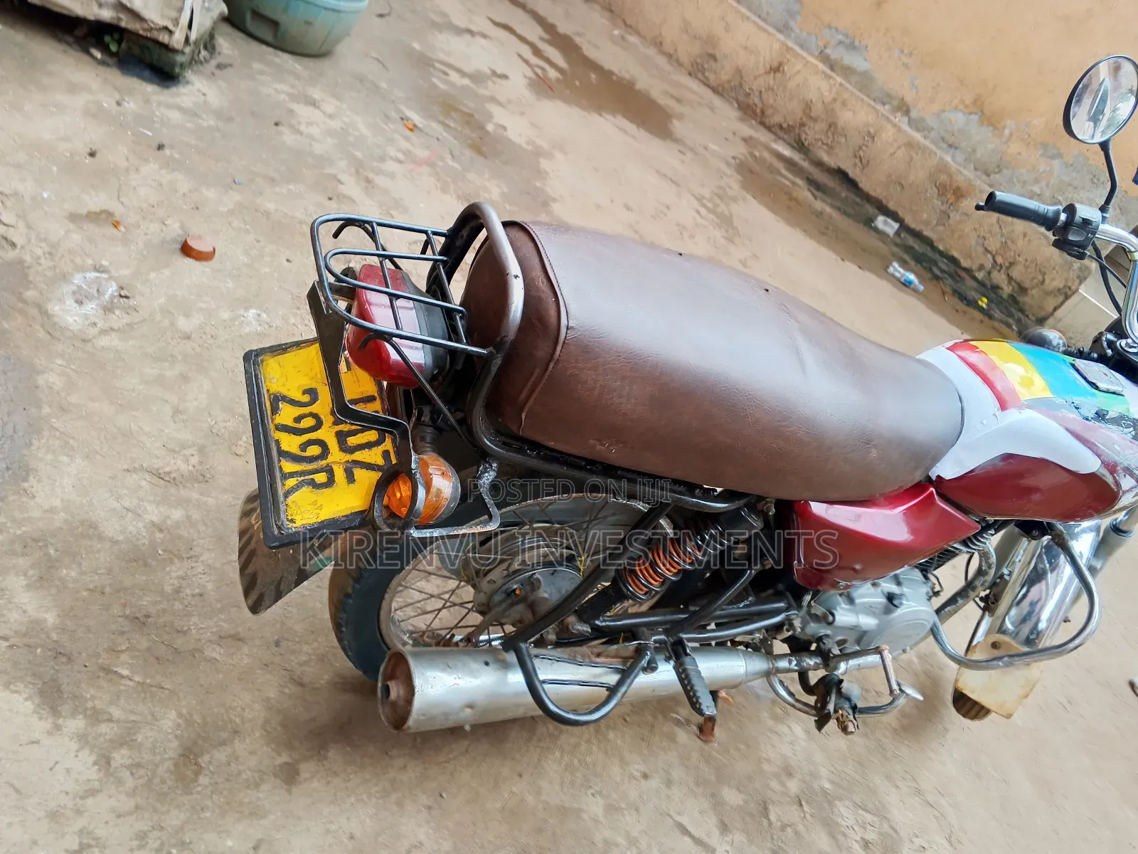 Bajaj Boxer 100 2015 Red