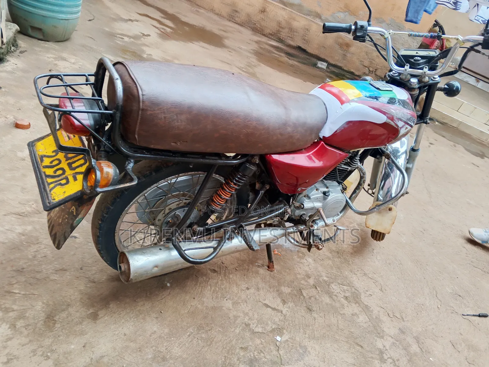 Bajaj Boxer 100 2015 Red
