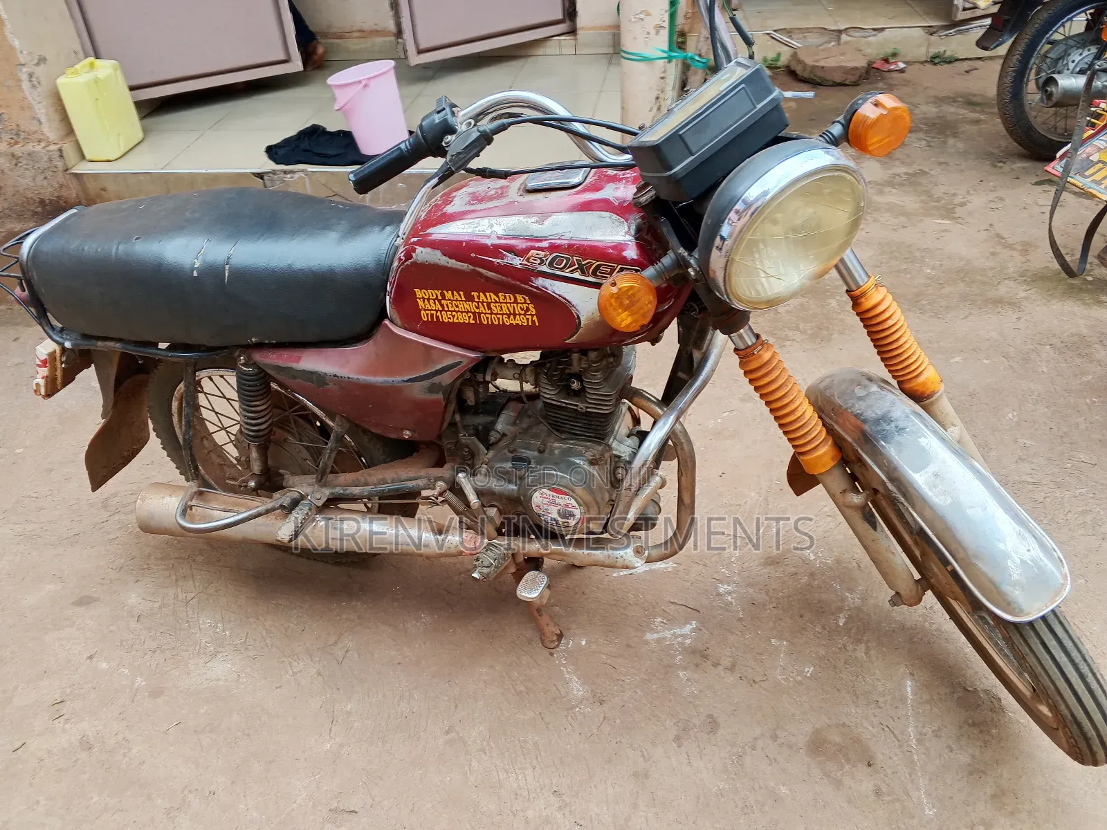 Bajaj Boxer 2017 Red