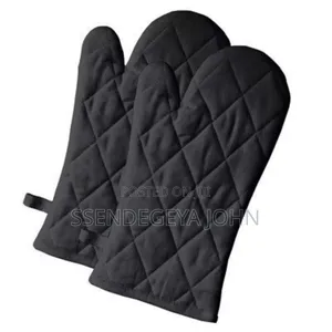 Solo Waffle Cotton Oven Mitts