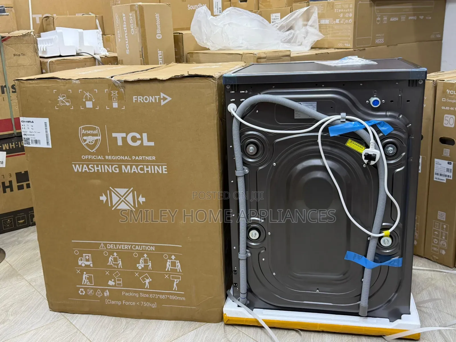 Brand New 10kgs TCL Fully Automatic Frontloader Washing Machine
