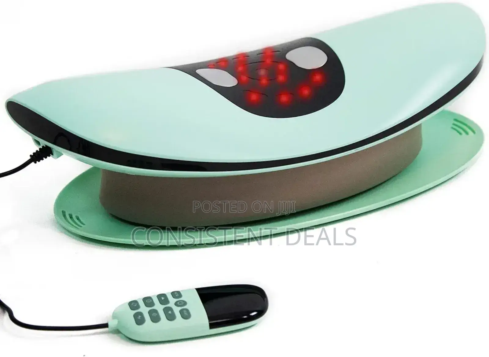 Wireless Electric Lumbar Traction Device, Red & Blue Light Therapy