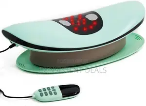 Wireless Electric Lumbar Traction Device, Red & Blue Light Therapy