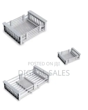 Versatile Retractable Over-the-sink Dish Drying Rack