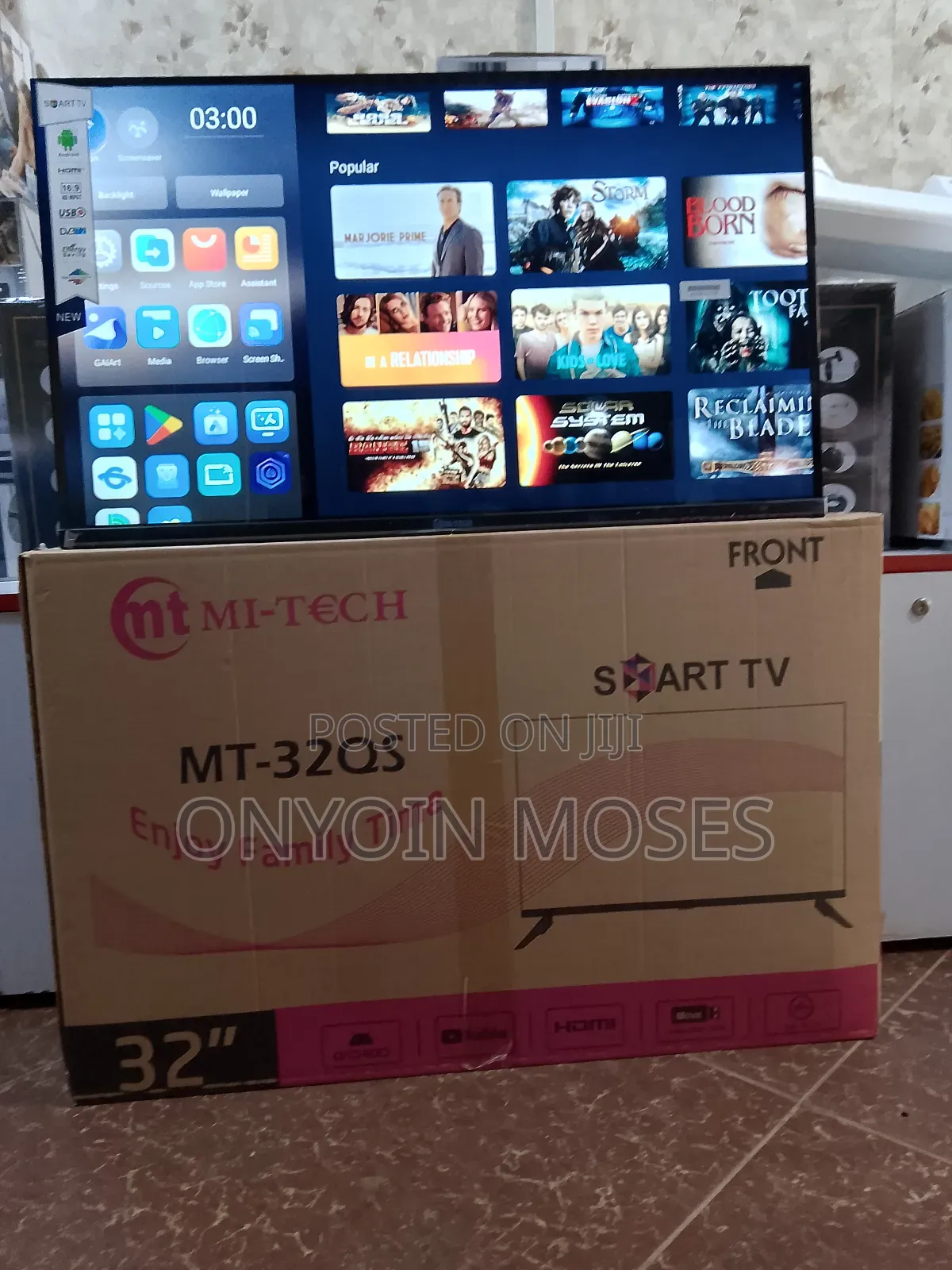 32 Inches Smart Android Tv With Inbuilt Decoder