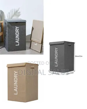Modern Collapsible Laundry Hamper With Integrated Lid