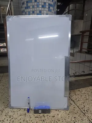 Double Sided Whiteboard 60×90cm With Marker and Duster