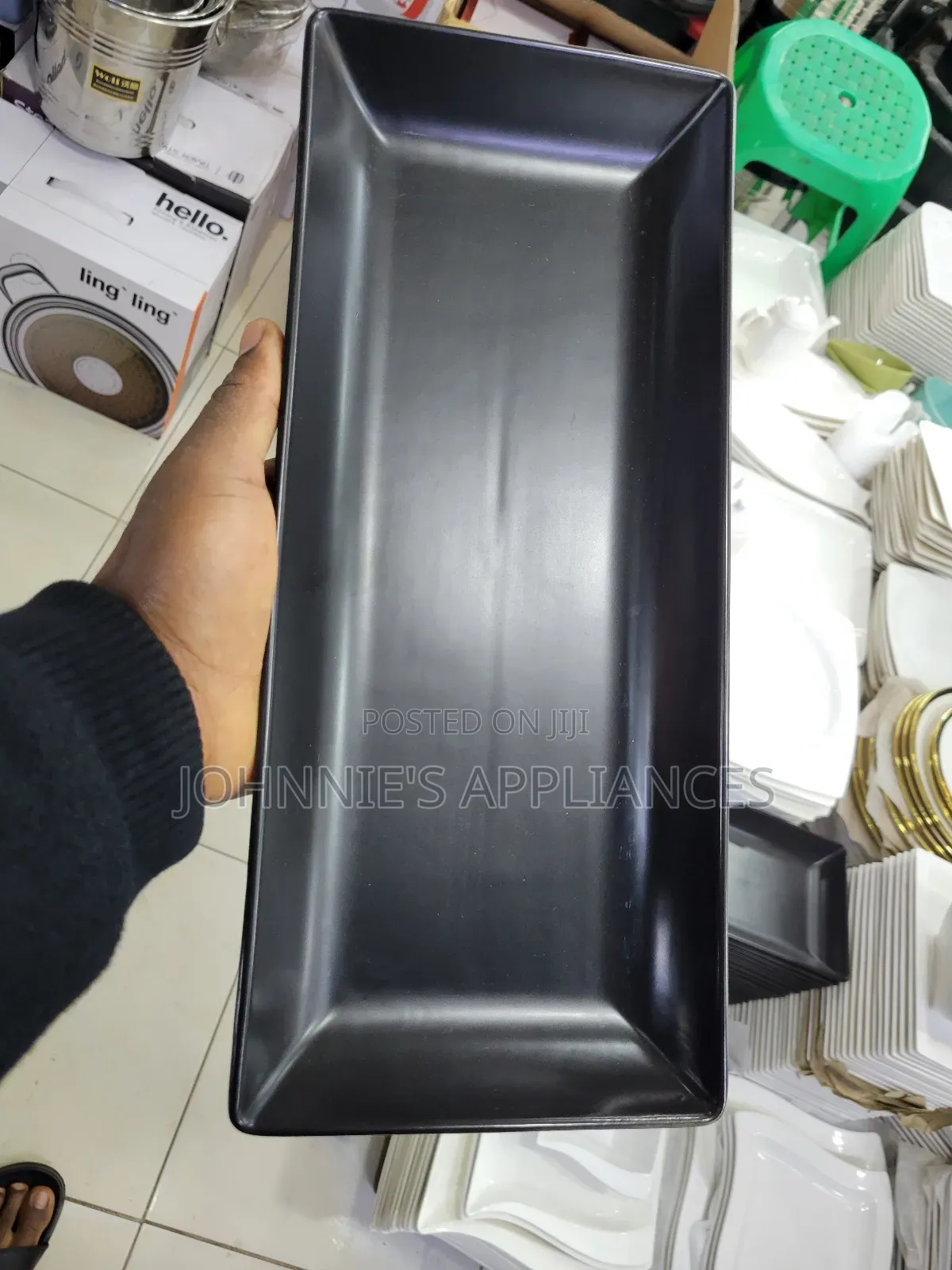 Platter Serving Plates Black DZN