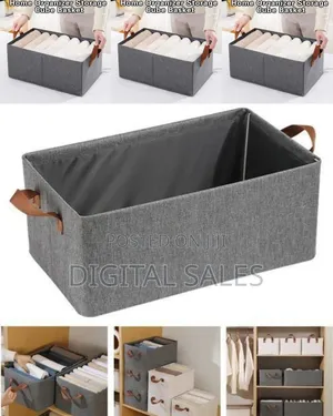 Versatile Fabric Home Organizer Storage Cube Basket