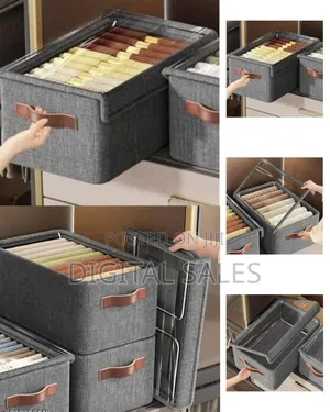 Foldable Fabric Storage Box - Multicolor