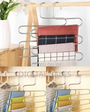 Set of 3 Space-Saving Multi-Layer Pants Hangers