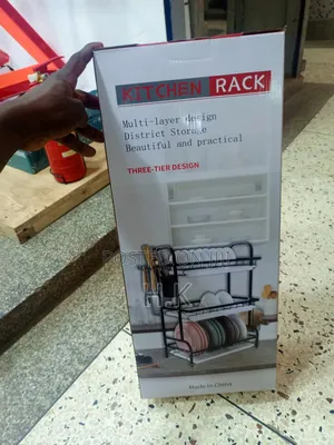 3 Tier Dish Rack With Drainboard