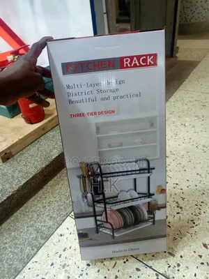 3 Tier Dish Rack With Drainboard