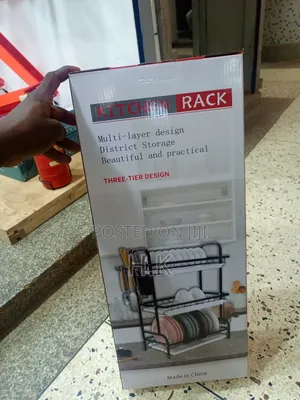 3 Tier Dish Rack With Drainboard