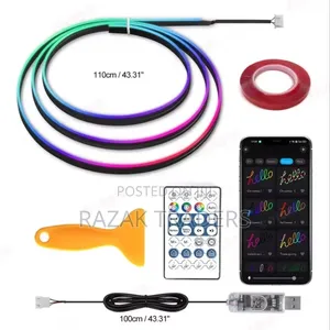 Neon Led Light Glow El Wire + 12v Usb Connecti9n Strip Rope Tube Decor