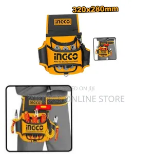 Ingco Tool Bag 320x280mm Multi-Functional Waist Pocket Hand Tool