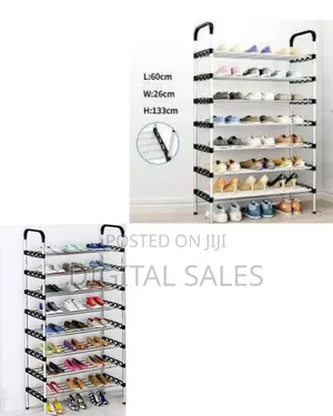 Multi-Tier Vertical Shoe Storage Rack