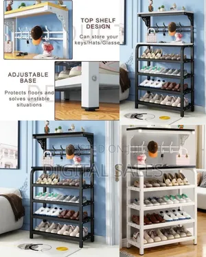 Multi-Functional Entryway Shoe Rack and Storage Shelf