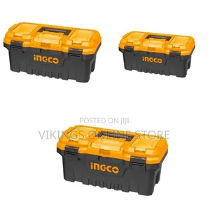 Ingco Pbx2001 Plastic Tool Bag 20 - Black Orange