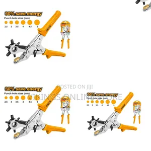 Ingco Hlhp028 - Leather Hole Punch - Orange