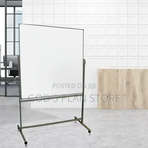 Imported White Board Stand and Board 90120cm
