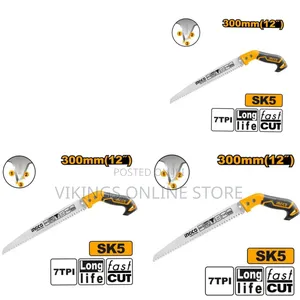 Ingco Hps3008: 12-Inch Pruning Saw - Taiwan Sk5 Material, 7tpi
