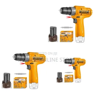 Ingco 12v Cordless Drill, Cordless Drilling Machine With 1.5 Battery