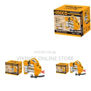 Ingco Auto Air Compressor - Orange / Silver