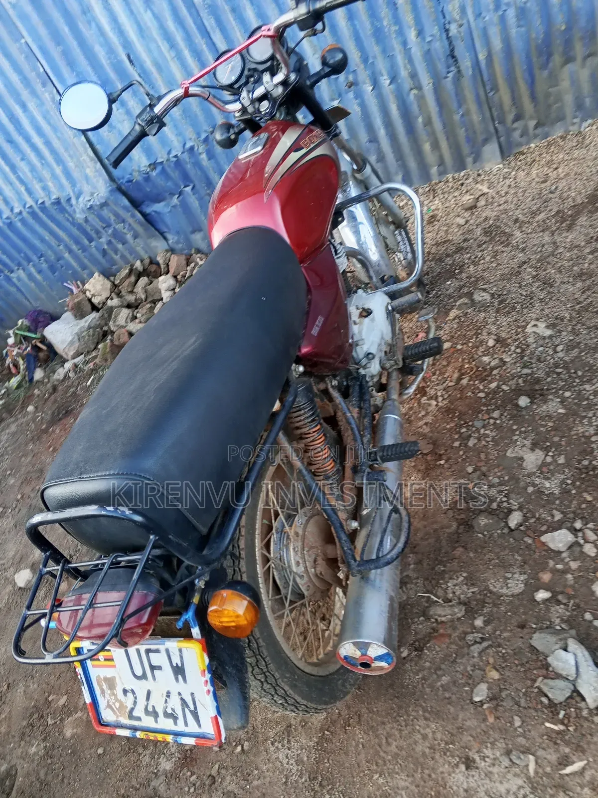 Bajaj Boxer 100 2018 Red