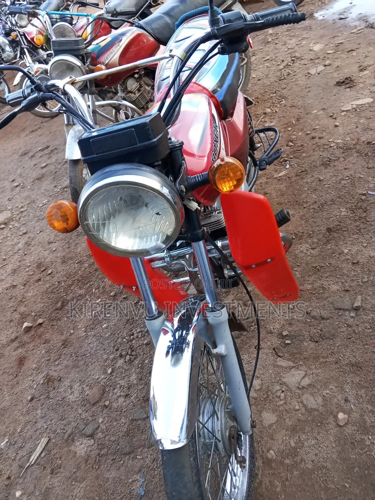 Bajaj Boxer 100 2016 Red