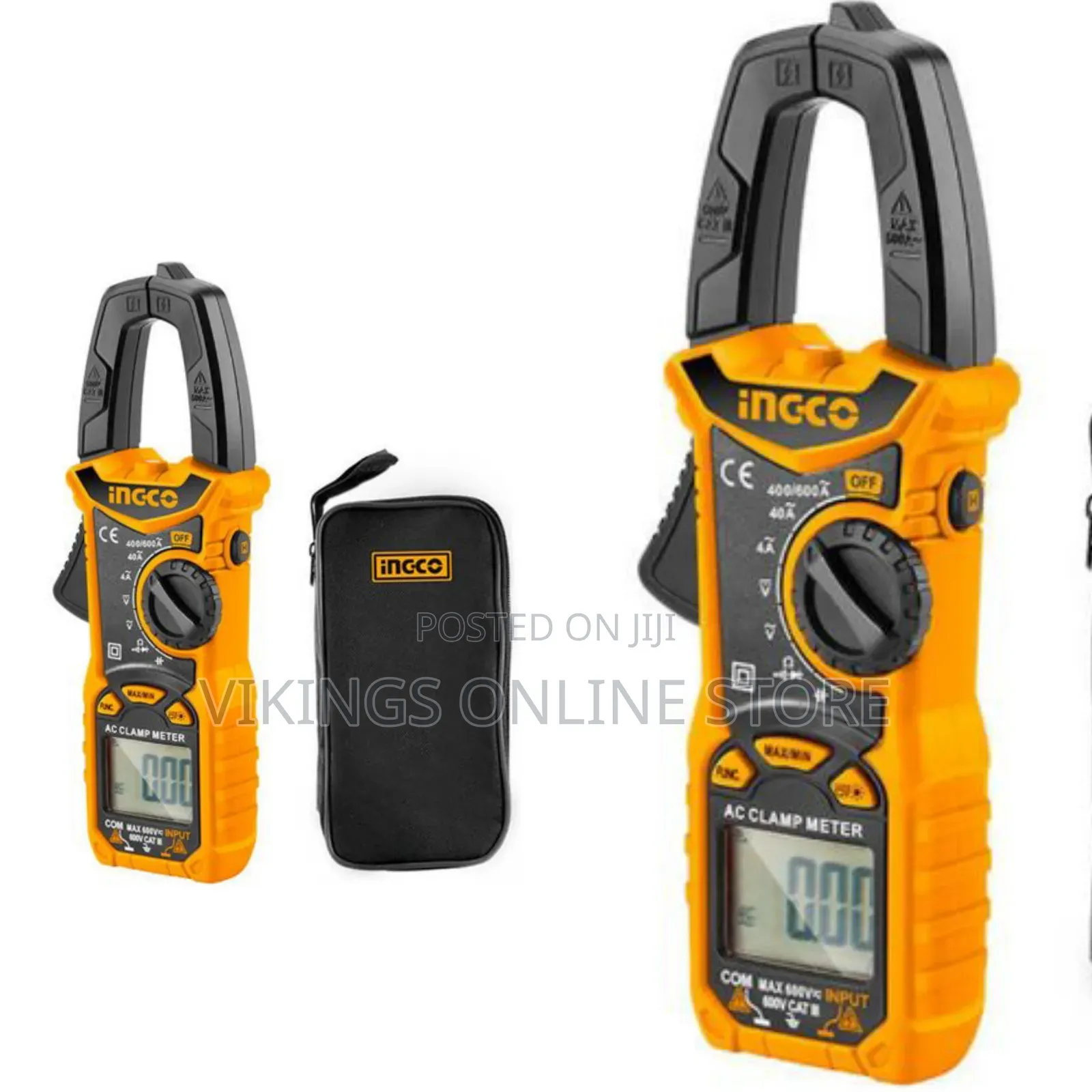 Ingco Dcm6003 - Digital Ac Clamp Meter - Orange