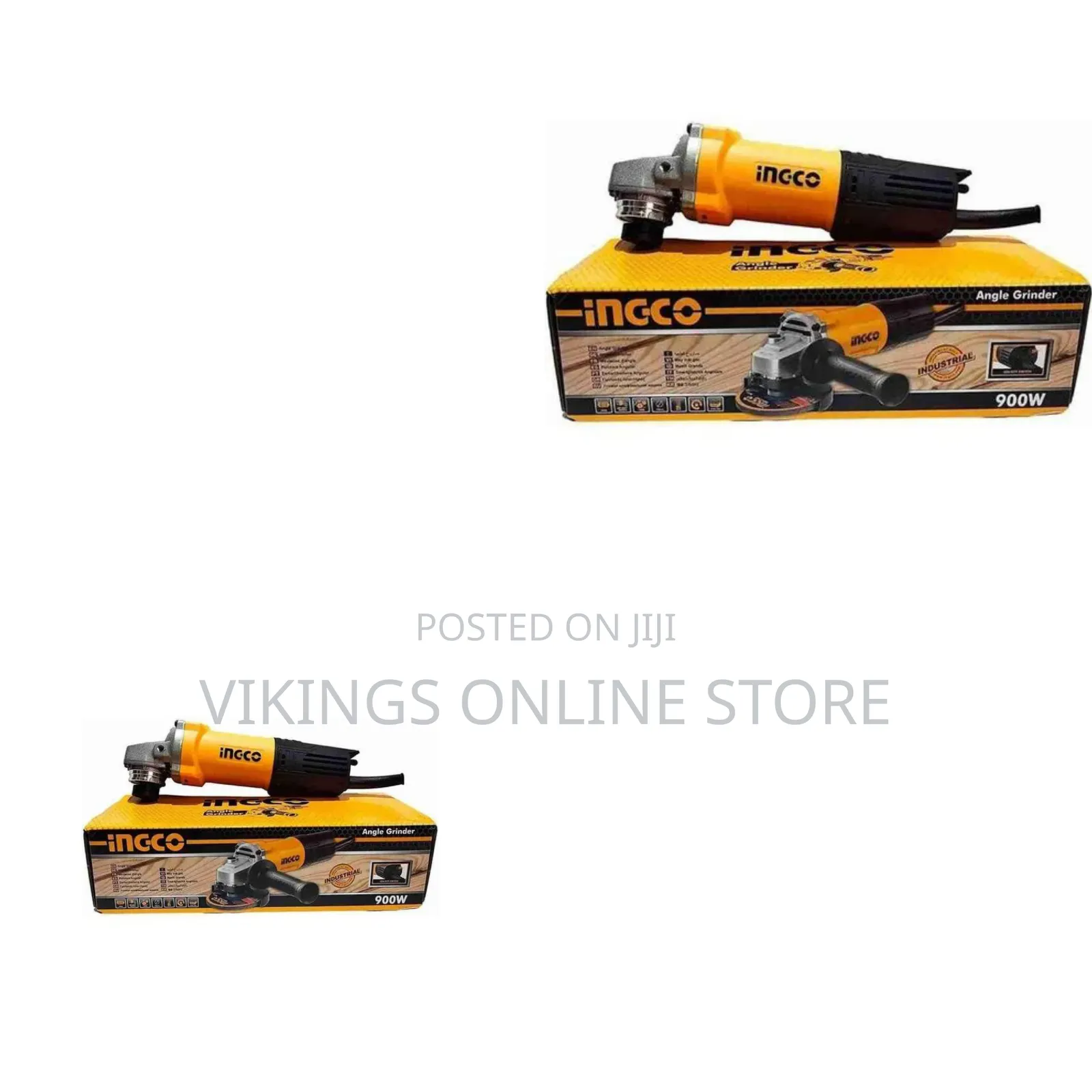 Ingco Ngco Angle Grinder, 900w - Orange, Black