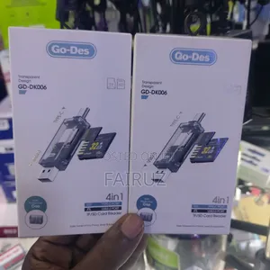 Go-Des 4 in 1 Type-C to Usb3.0, Tf/Sd Card Reader