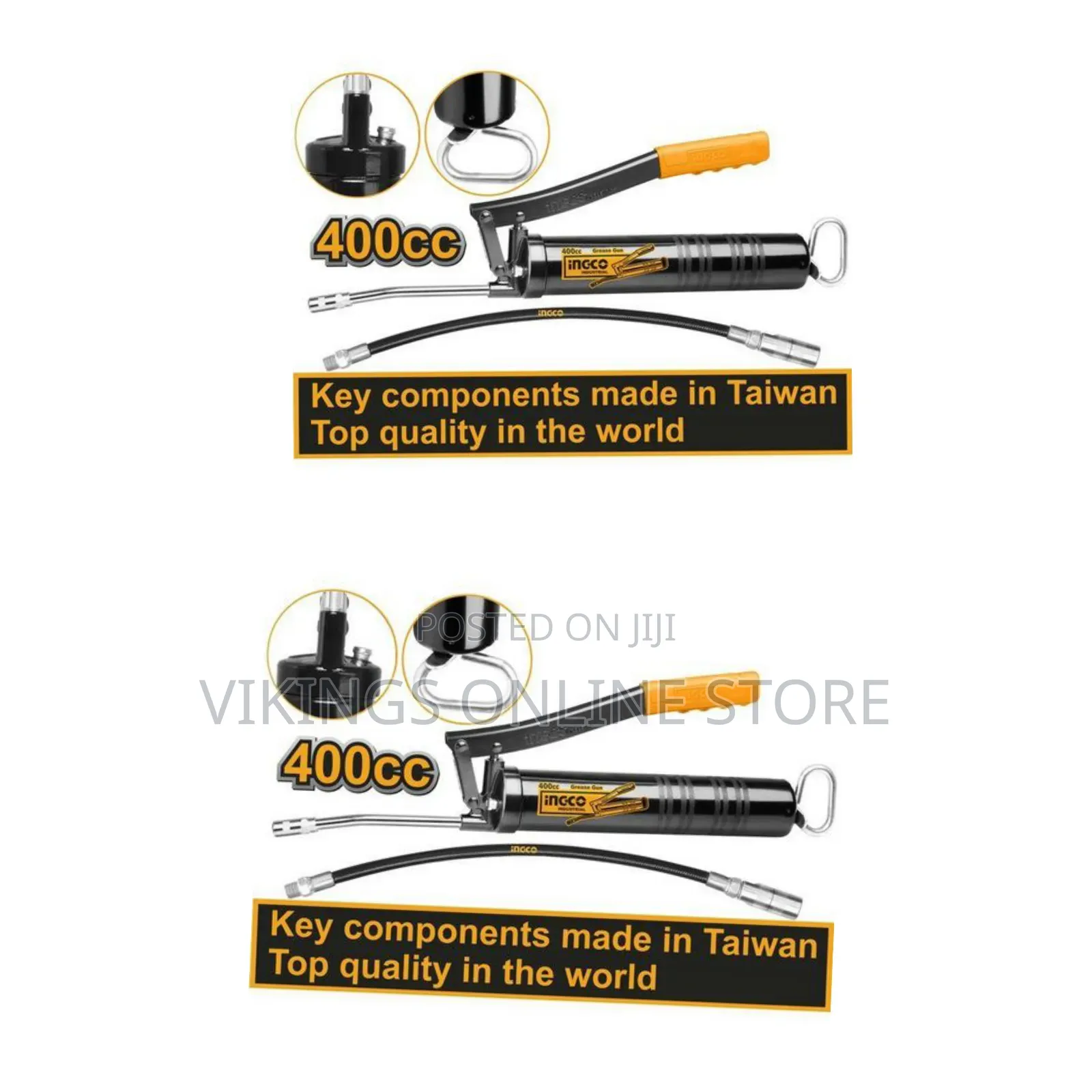 Ingco Grg015001 Grease Gun - Black Yellow