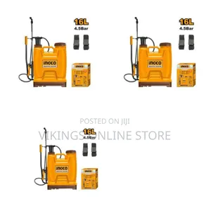 Ingco Hspp41602 - Knapsack Backpack Pressure Sprayer - Yellow