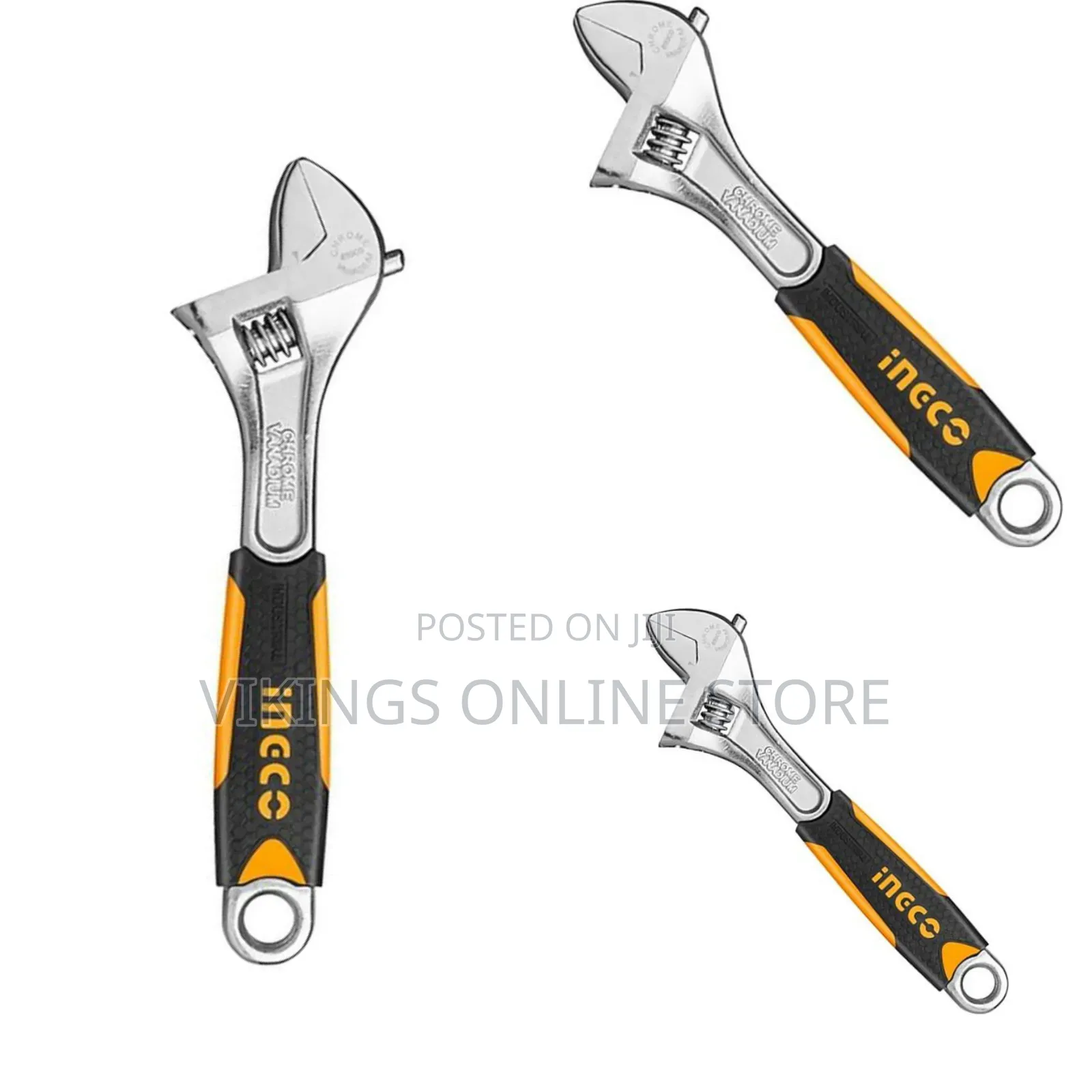 Ingco Hadw131088 - Adjustable Wrench - Orange