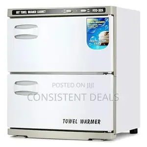 Double-decker Hot Towel Cabinet Warmer Uv Sterilizers Beauty Salon Spa