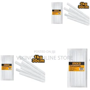 Ingco Big Size Glue Sticks 1kg Comprises 34pieces Glue Sticks - White
