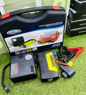 Car Jumper With Air Pump Compressor.