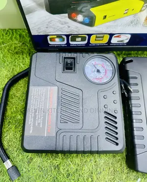Car Jumper With Air Pump Compressor.