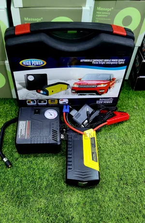 High Power Multi-Function Car Jump Starter and Air Compressor Kit,