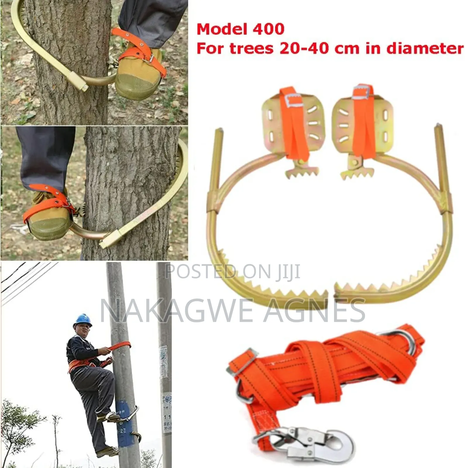 Electric Pole Climbing Set