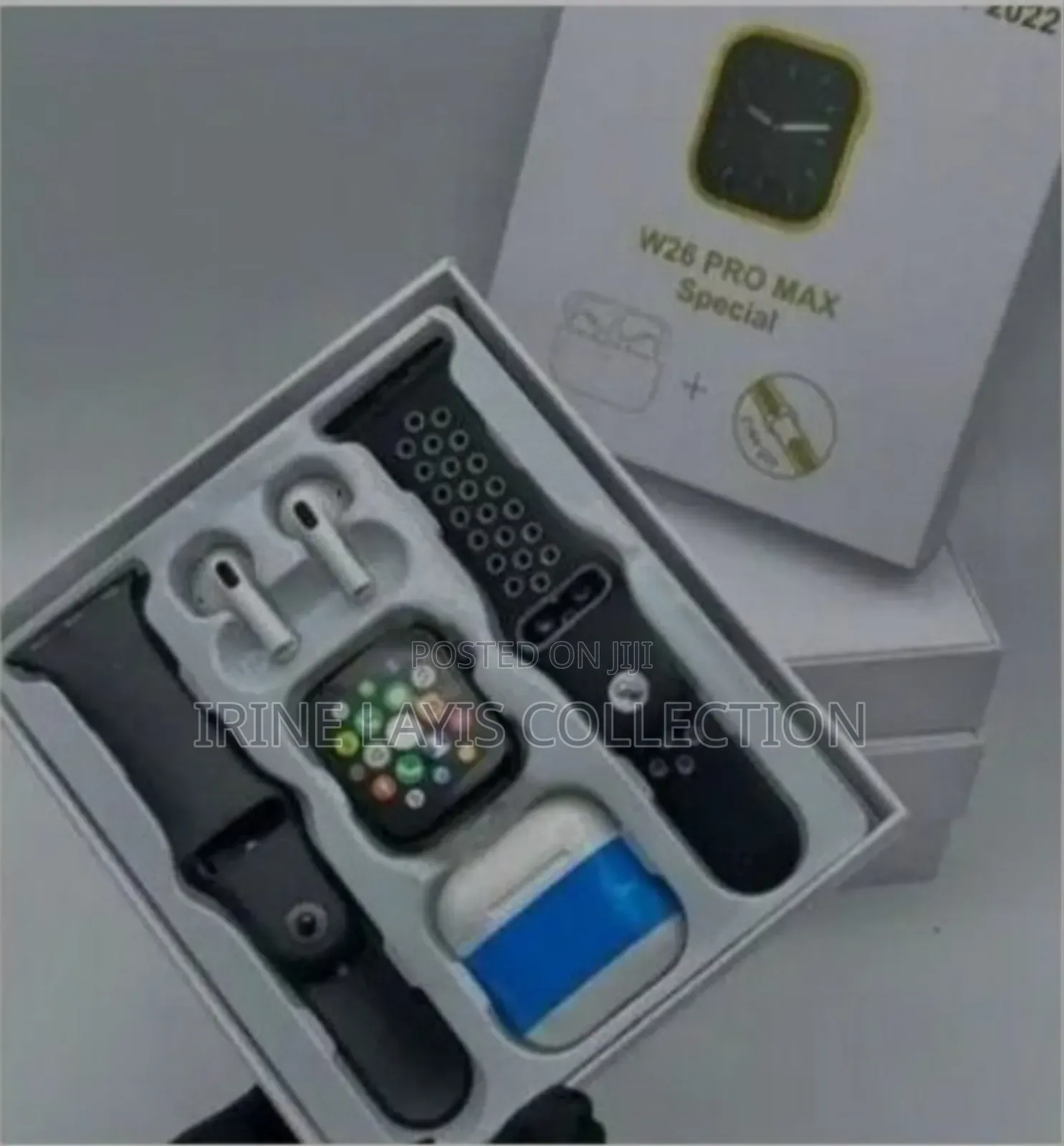 Blu-Barry W26 Pro Max Smartwatch Combo Set