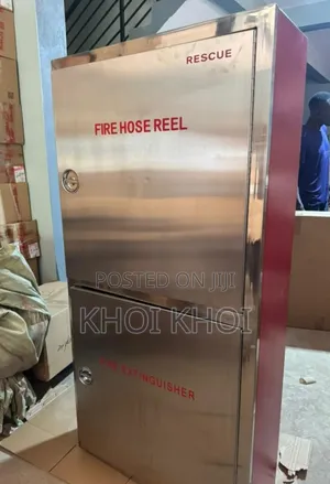 Fire Rescue Cabinet Hose Reel And Fire Extinguisher