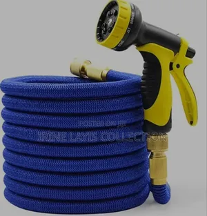 50m High-Pressure Washing Water Gun Set With a Garden Hose.