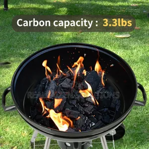 Round Kettle 56cm Charcoal Grill With Ash Catcher