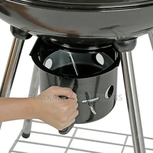 Round Kettle 56cm Charcoal Grill With Ash Catcher