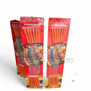 12pcs BBQ Skewers With Wooden Handles