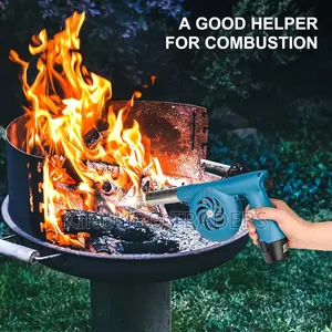 Electric Bellows Portable Fireplace Tools 12v 5000 RPM Fan