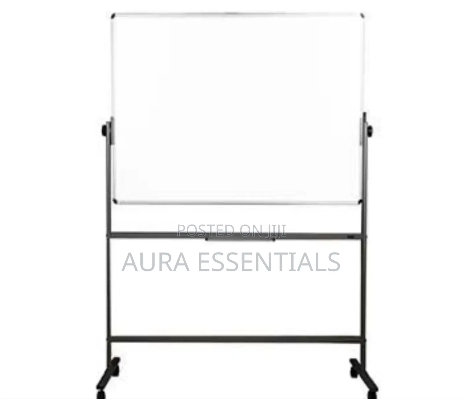 Double-Sided Magnetic Whiteboard With Adjustable Stand